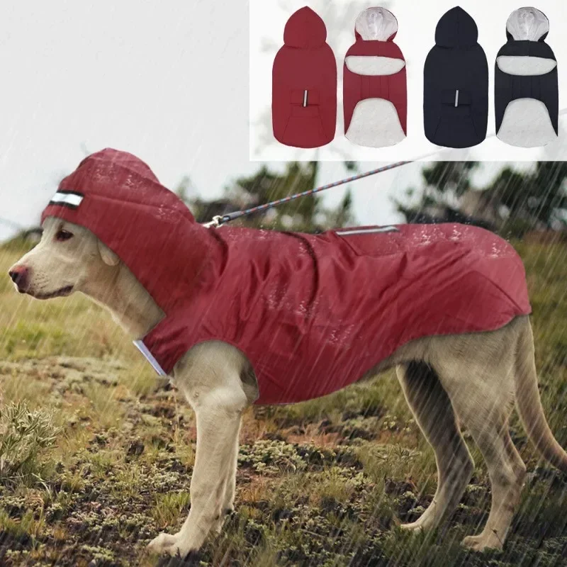Dog Raincoat - Chaqueta impermeable con capucha para perros