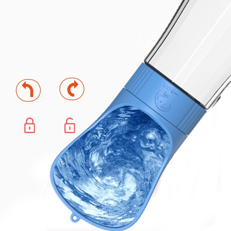 Botella de agua portátil 2 en  - Pet Supplies Hours reseña y precio