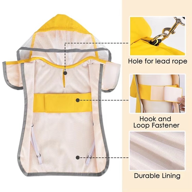 Impermeable Reflectante Person - Dog Raincoat reseña y precio