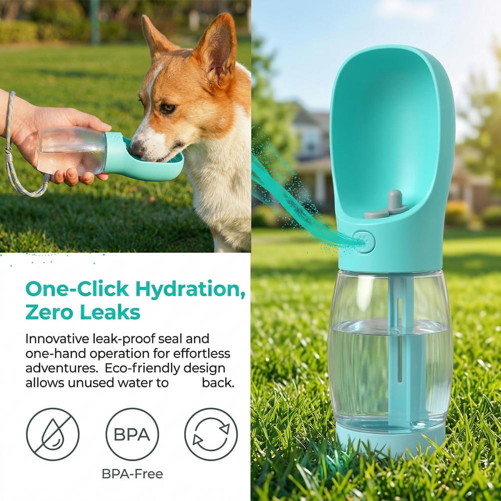 Botella de Agua Portátil para  - Pet Supplies Hours reseña y precio