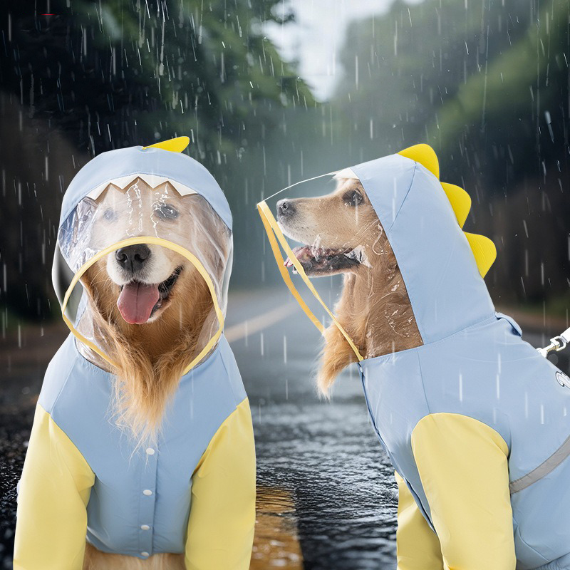 Chubasquero grande para perro  - Dog Raincoat reseña y precio