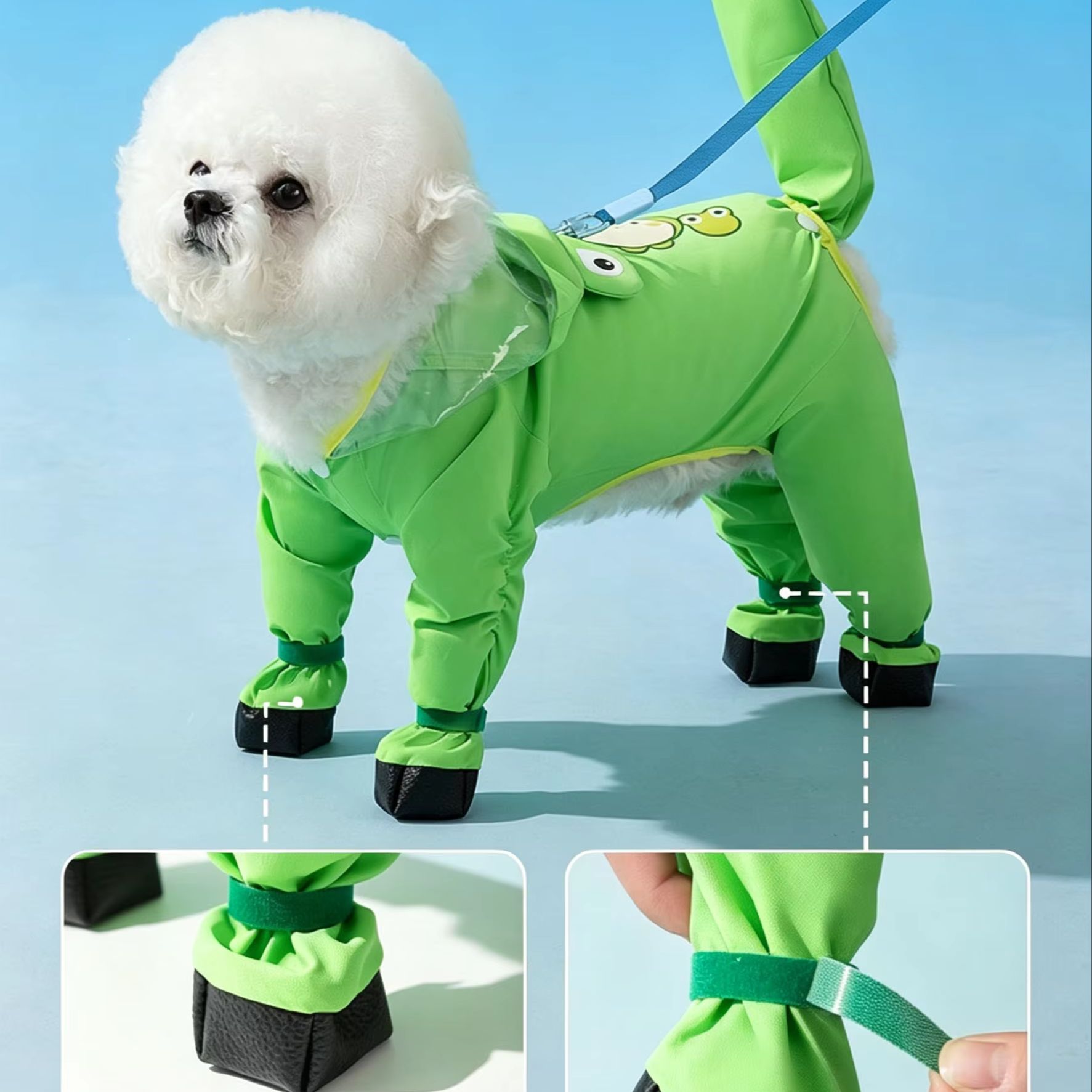 Impermeable para perros de cua - Dog Raincoat reseña y precio