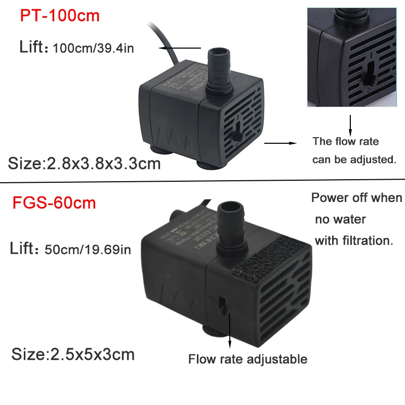 Bomba de Agua Sumergible USB p - Aquael Filter Fzn reseña y precio