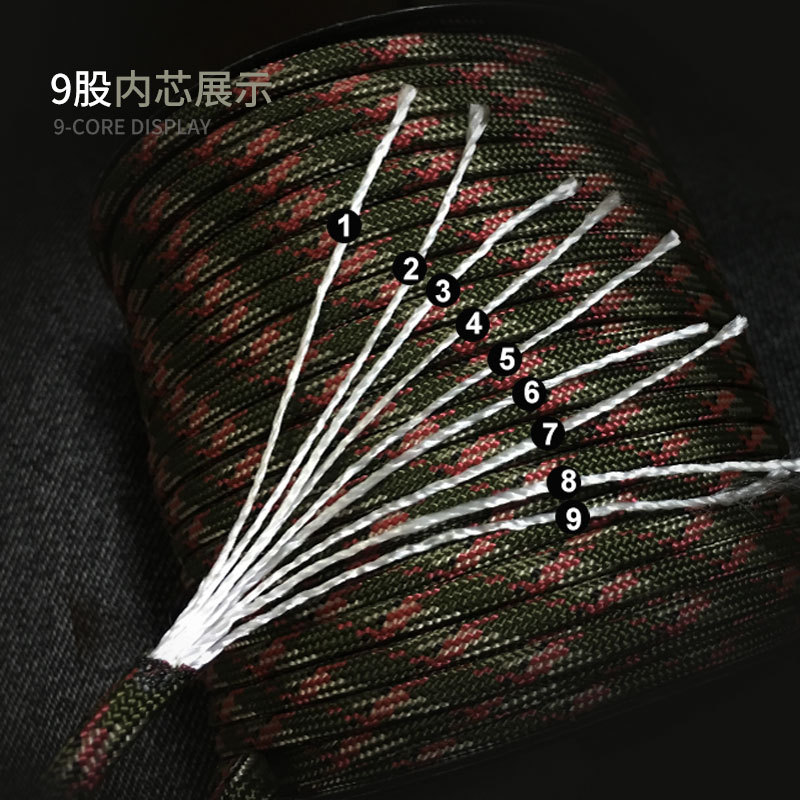 Paracord militar 50/100m 550,  - Dog Raincoat reseña y precio